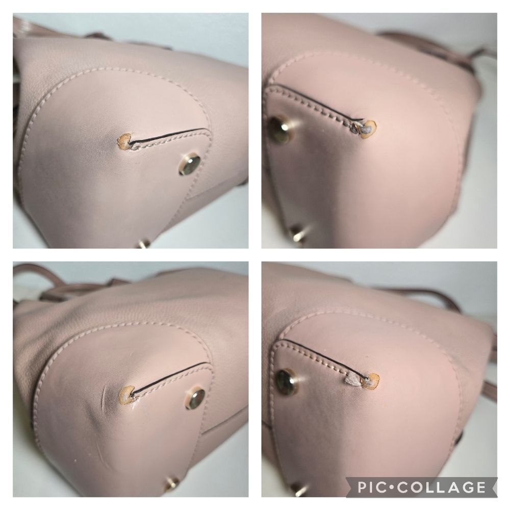 Michael Kors Mercer Gallery Medium Grained Leather Tote Blush Nude - Picture 7 of 14